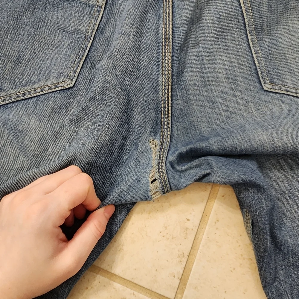 Mens Straight Leg Med Wash Blue Jeans Y2K Phat Farm Size‎ 34X28 READ #F932